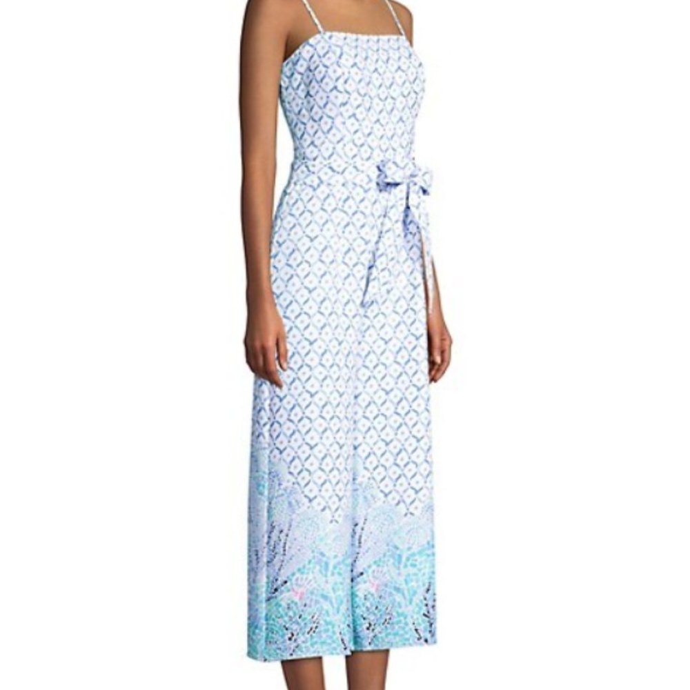 Lilly Pulitzer Sandra Jumpsuit Sea la Vie Size 8 NWOT